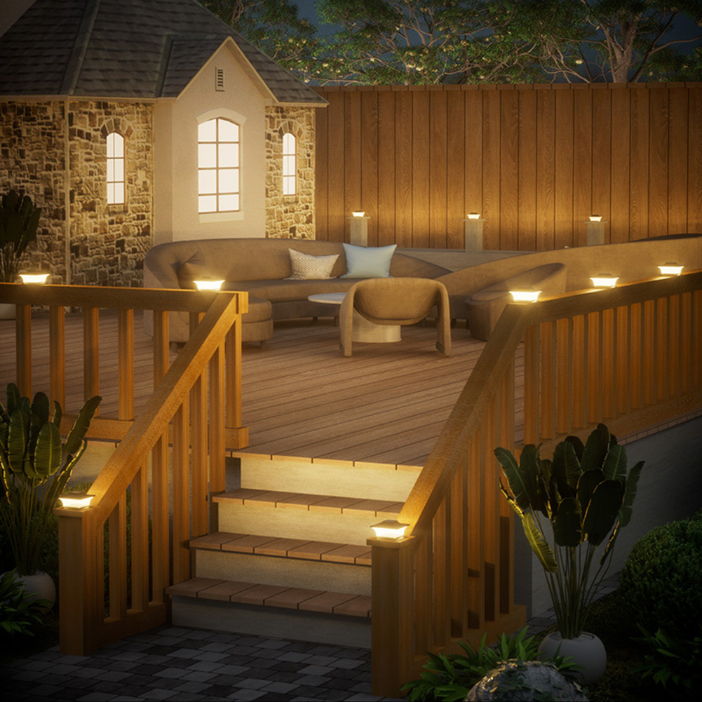 Solar Post Cap Light LED Fence - Solar Post Cap Light 4X4 review and price