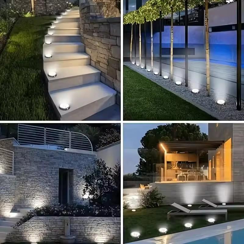 Solar Disk Light IP68 Waterpro - Solar Garden Light Dusk To Dawn review and price