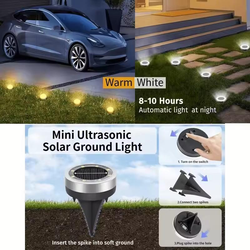 Solar Disk Light IP68 Waterpro - Solar Garden Light Dusk To Dawn review and price