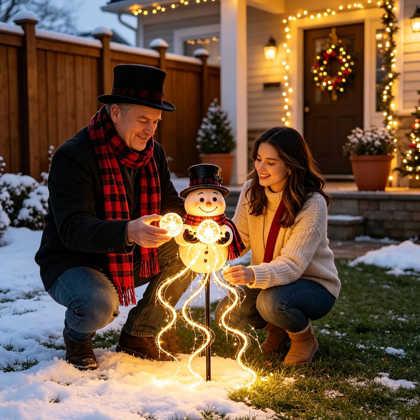 Solar Christmas Snowman Garden - Solar Ground Light Driveway review and price