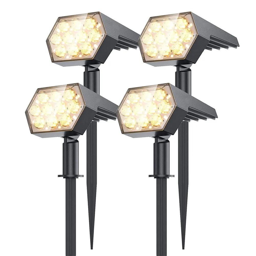 Solar Lights Outdoor  92 LED S - Solar Garden Spotlight Rgb review and price