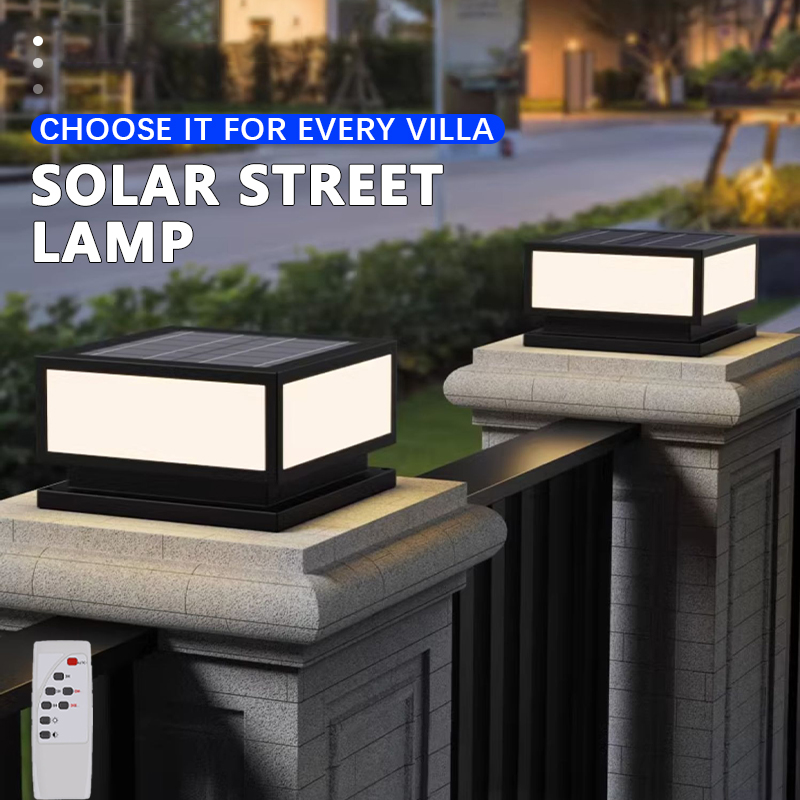 Outdoor LED Solar Column Light - Solar Post Cap Light 4X4 review and price