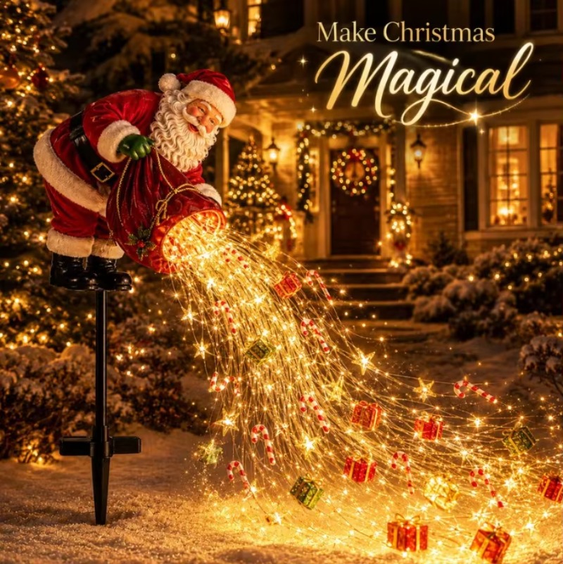 Solar Santa's Magic Pour Garde - Solar Ground Light Driveway review and price