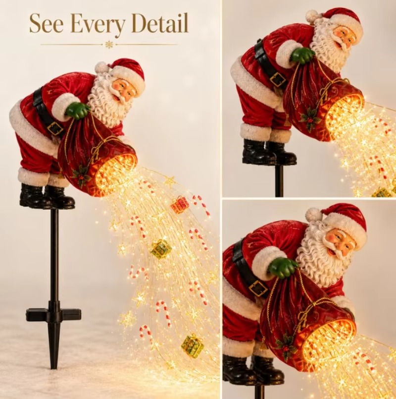 Solar Santa's Magic Pour Garde - Solar Ground Light Driveway review and price