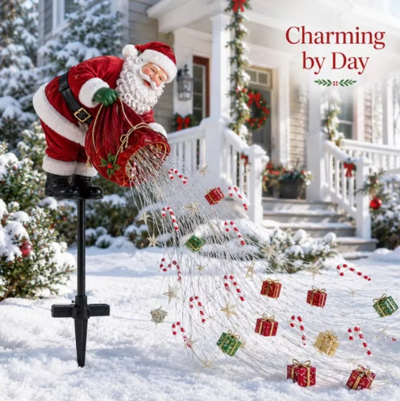 Solar Santa's Magic Pour Garde - Solar Ground Light Driveway review and price
