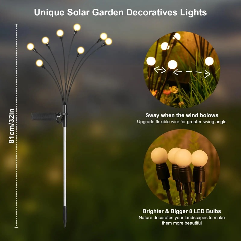 1-8Pack Solar Garden Lights LE - Solar Pathway Lights 8 Pack review and price
