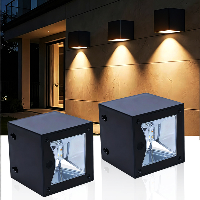 NEW Square Solar Wall Lamps Wa - Solar Garden Spotlight Rgb review and price
