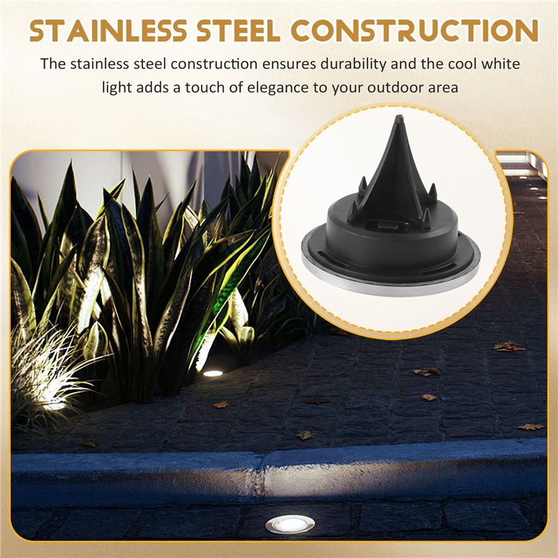 DT19 Solar Ground Lights, 12 P - Solar Pathway Lights 8 Pack review and price